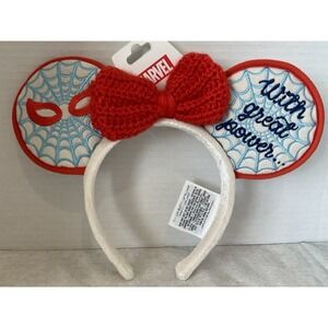 Disney Parks Marvel Spider Man Minnie Mouse Ears Headband NWT New